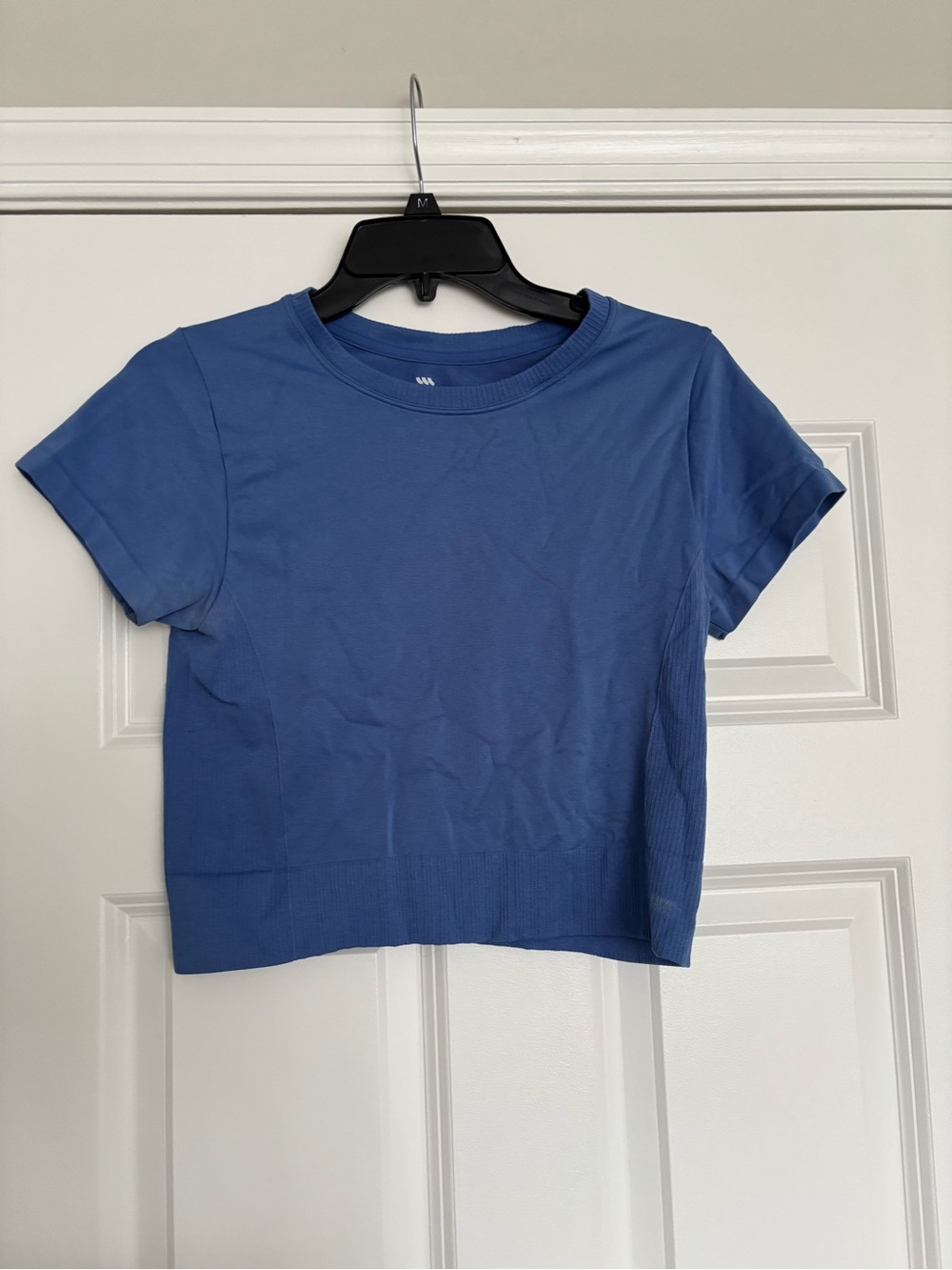 All in Motion Blue Short Sleeve Top